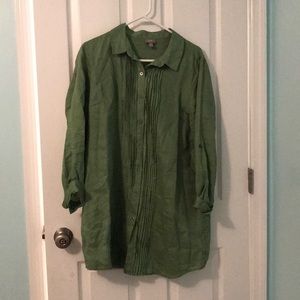 J. Jill Long green tunic top